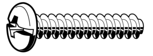 Blechtreibschraube Panhead ASME b18.6.3 ASME B18.6.3 Carbonstahl SAE Elektrolytisch verzinkt