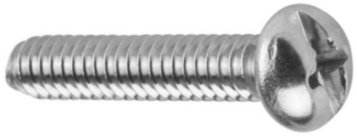 Machine screw round hd slt/ph comb UNC asme B18.6.3 ASME B18.6.3 Low carbon steel Zinc plated #8-32X3 Inch