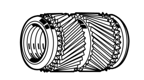 Thread insert for plastic, Tech-Fix, unheaded Mosiądz CU2/CU3