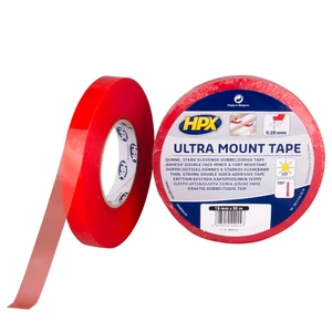 HPX Double coated foam tape Transparent 19mm x 50m UM1950