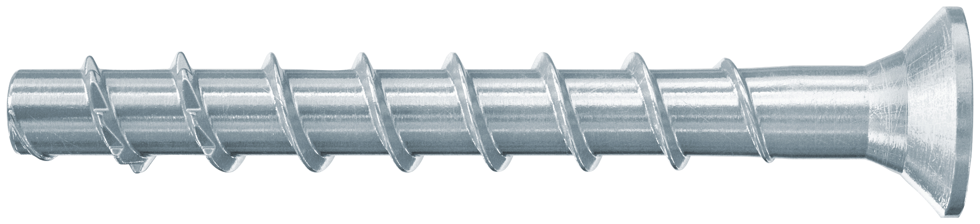 Concrete anchoring screw countersunk type SK Ultracut Carbon steel, hardened Zinc plated
