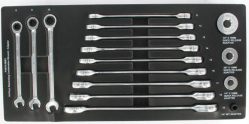 Westward Combination spanner sets