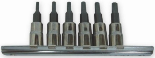 Westward Socket sets 6PC TORX 1/4