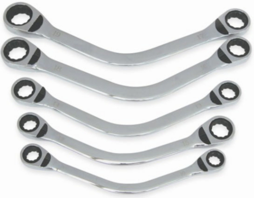 Westward Ratchet spanner sets 5PC 10-19MM