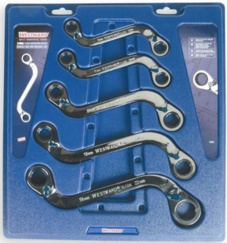 Westward Ratchet spanner sets 5PC 10-22MM