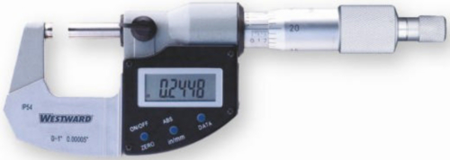 Westward Buitenschroefmaten, micrometer