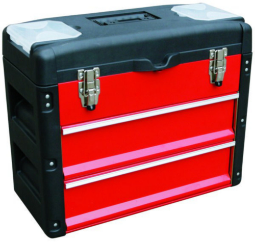 WEST PORTBL TOOL BOX 495X250X408MM - RED