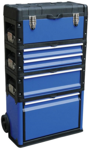 WEST TOOLBOX ON WHLS  520X302X890MM-BLUE