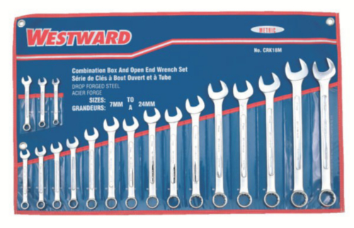 Westward Combination spanner sets