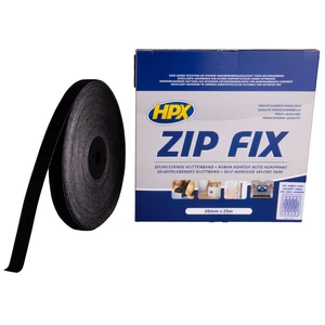 HPX Hook and loop tape Black 20mm x 25mm Z2025L