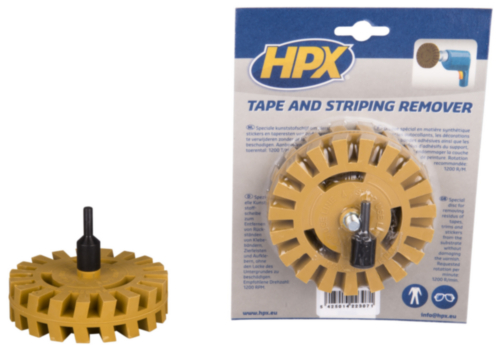 HPX Label remover Yellow Disc + Axe L