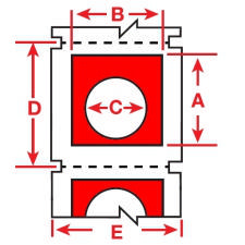 Brady Raised Profile Label B30EP-167U-593-RD 200PC