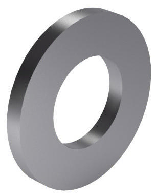 Rondelles carrées en cuivre pour mater les rivets - Ø 4mm