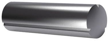 Grooved pin, full length taper grooved DIN 1471 Free-cutting steel