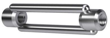 Turnbuckle DIN 1480 Steel S235JR Zinc plated M16