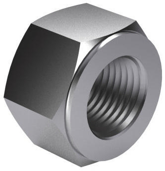 Hexagon nut for double end stud with reduced shank DIN 2510 NF Steel C35E+QT (1.1181) Plain