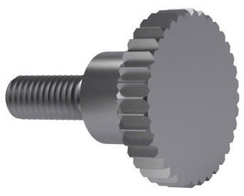 Knurled thumb screw high type DIN 464 Stainless steel A1 M5X18