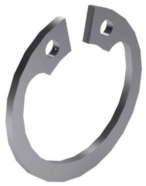 Pierścienie osadcze wewnętrzne, typ normalny DIN 472 Stainless spring steel 1.4122/1.4021