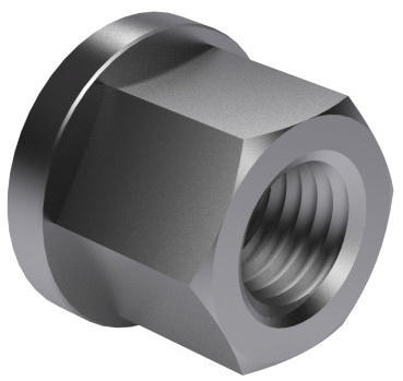 Hexagon nut with collar H=1,5D DIN ≈6331 Stainless steel A1 70