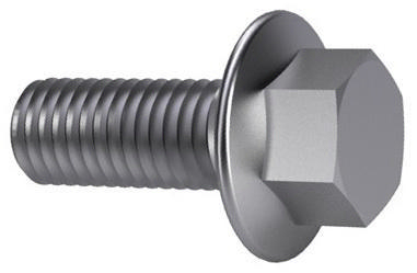 Hexagon flange bolt, fully threaded DIN ≈6921 Stainless steel A2 70