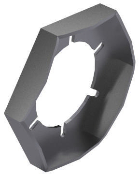 PAL Self-locking counter nut DIN 7967 Spring steel Zinc plated