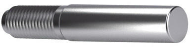 Taper pin with constant external thread DIN 7977 Free-cutting steel 10X120MM