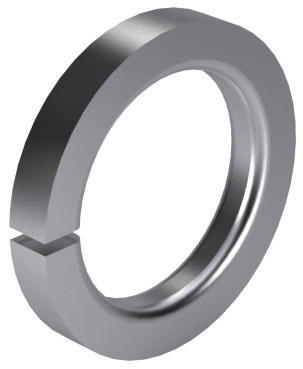 Extra-duty helical spring lock washer ASME B18.21.1 Spring steel Plain