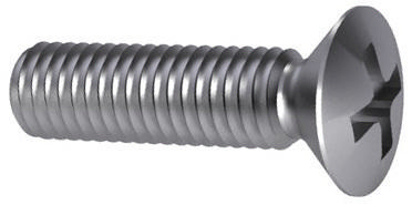 Cross recessed raised countersunk head screw DIN 966 A-H Steel Zinc plated 4.8 large pack