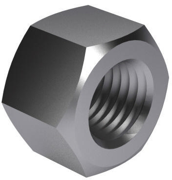 Prevailing torque type hexagon nut, all metal Steel 10 Zinc plated