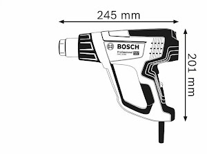 Bosch Verwarmingspistool GHG 23-66 Kleine Kit