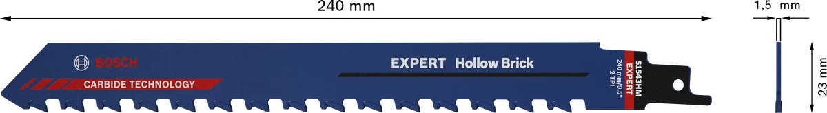 Bosch EXPERT HOLLOW BRICK S1543HM