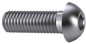 M5 x .8 x 40 Button Head Socket Cap Screw A2 Stainless Steel ISO 7380