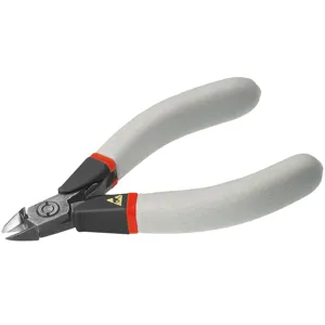 Facom ESD Axial Compact Cutter with Bullet Nose 0.3-1.3mm Wire 10.5 x 9.5 x 7mm Jaw 110mm