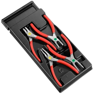 Facom Straight/Angled Circlip Pliers Set in Plastic Tray 4-Piece