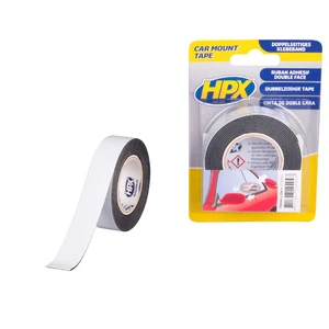 HPX Dubbel gecoate foam tape zwart 19mm x 2m