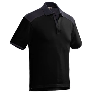 SANTINO POLOSHIRT TIVOLI ZWART/GRIJS,M