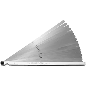 Facom Extra Long Metric Feeler Gauge 4/100-100/100mm Range 19 Blades 250mm Blade