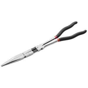 Facom Extra Long Half-Round Nose Pliers Straight Tip 340mm