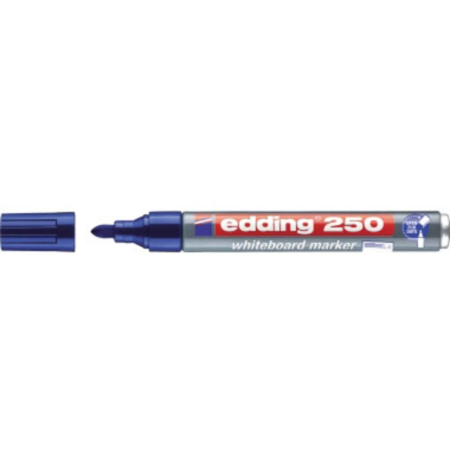 Marqueur pour tableau blanc 250 bleu graduation 1,5-3 mm pointe ronde EDDING