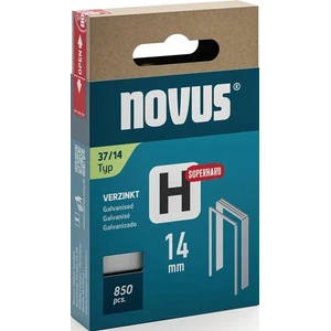 Fine wire staple H type 37 staple width 10,6mm 14mm 0,75mm superhard 850 pcs.NOVUS