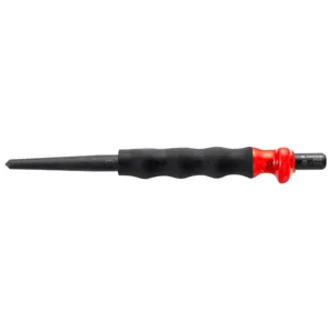 Facom Sheathed Centre Punch 8mm Tip Round Shank Steel 185mm