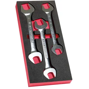 Facom Large Open End Wrench Set in Foamed Module 26-32mm 3-Piece