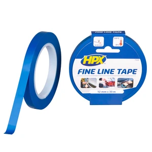 HPX Afplakband Blauw 12mm x 33m