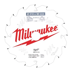 MILWAUKEE Circular saw blades 210X30X2.4X16ATB