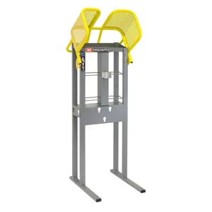 Poste de travail Facom pour compresseur de ressort gris/jaune 590 x 590mm