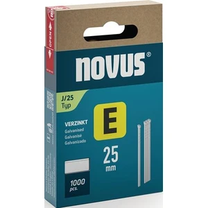 Nails E Type J L.25mm Wire-B.1,2mm w.head 1000 pcs.NOVUS