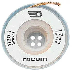 Trança de dessoldagem Facom 1.6mm x 1.6m