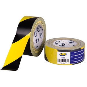 HPX Veiligheid & markering tape Geel/Zwart 48mm x 25m