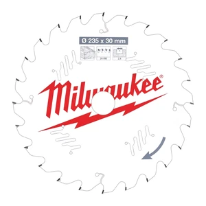 MILWAUKEE Lames de scie circulaire 235X30X2,4/24