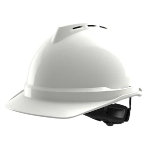 MSA Casco di sicurezza V-Gard 4 punti tessile 500 Bianco